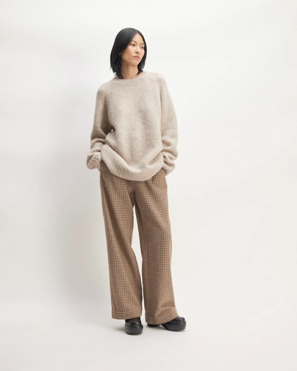 The SuperFuzz Alpaca Crew | Light Oat - Image 3