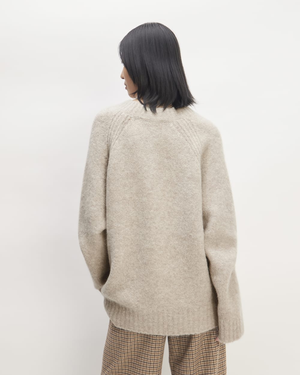 The SuperFuzz Alpaca Crew | Light Oat - Image 6