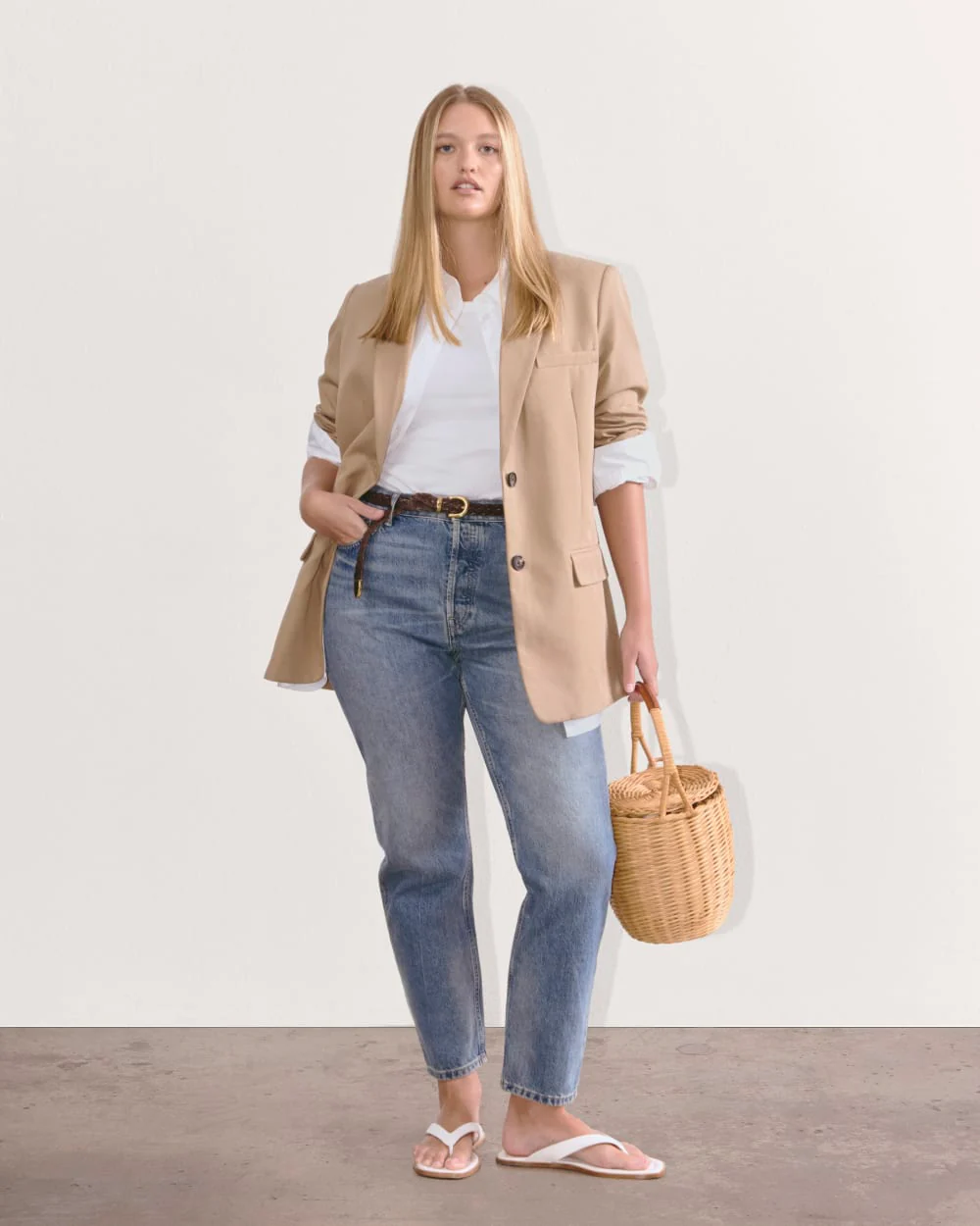 The Supima® Cotton Boyfriend Shirt | White - Image 4