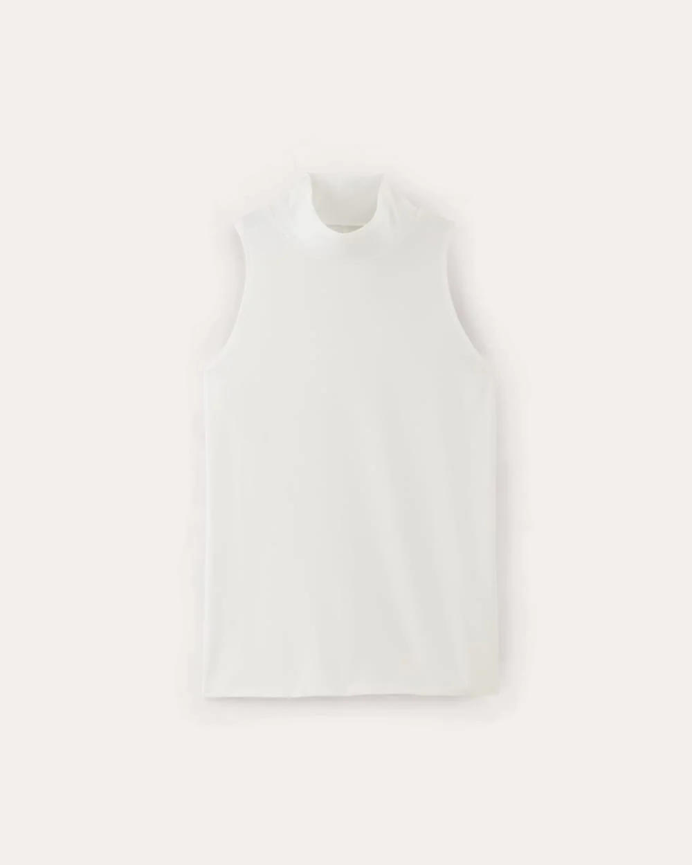 The Form Mock-Neck Tank | White - Image 2