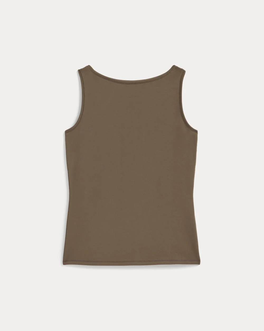 The Form Boatneck Tank | Deep Taupe - Image 2