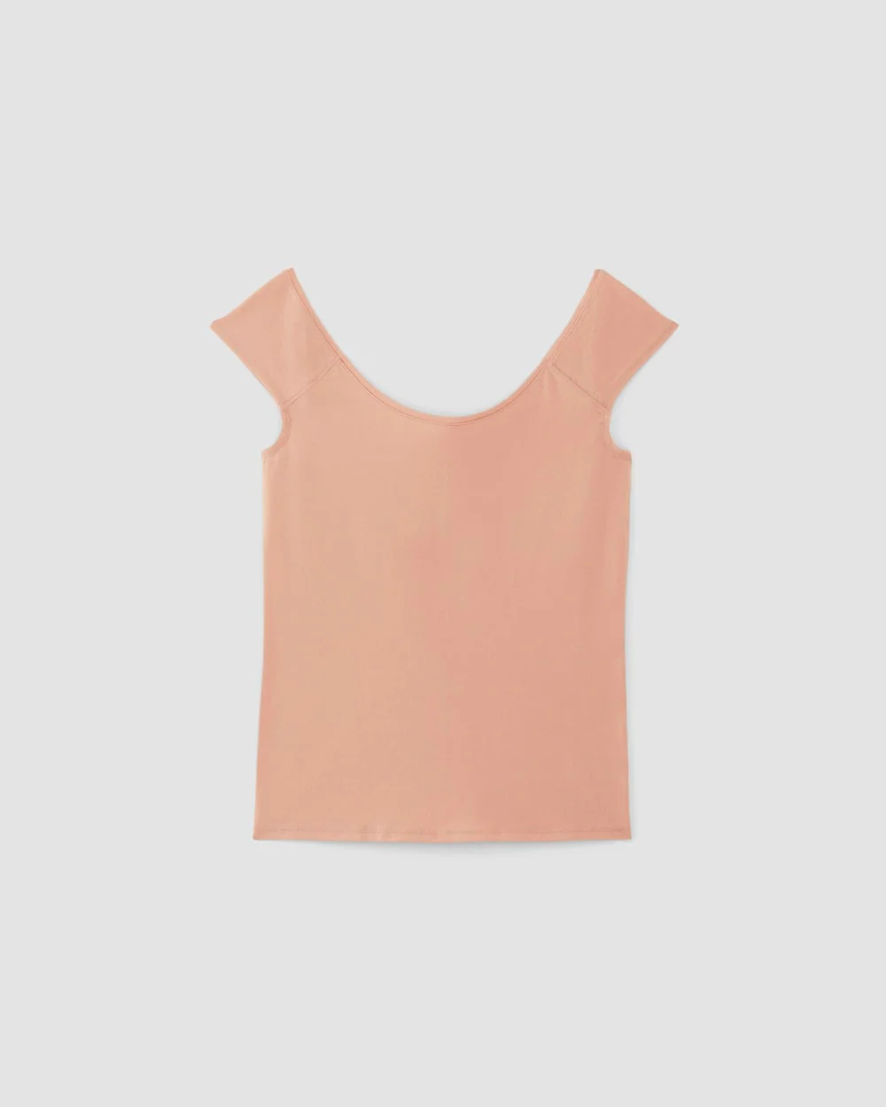 The Supima® Form Cap-Sleeve Tee | Blush Pink - Image 2