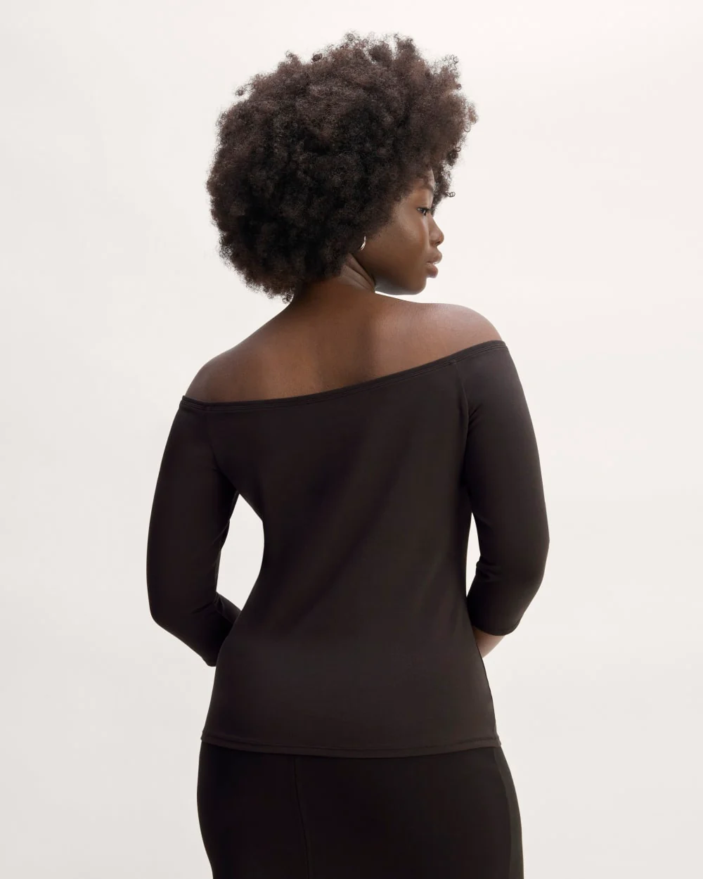 The Form Off-Shoulder Top | Black - Image 6