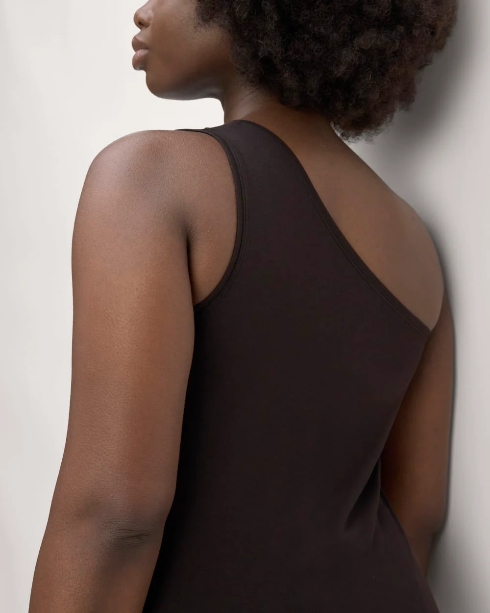 The Form One-Shoulder Tank | Black - Image 5