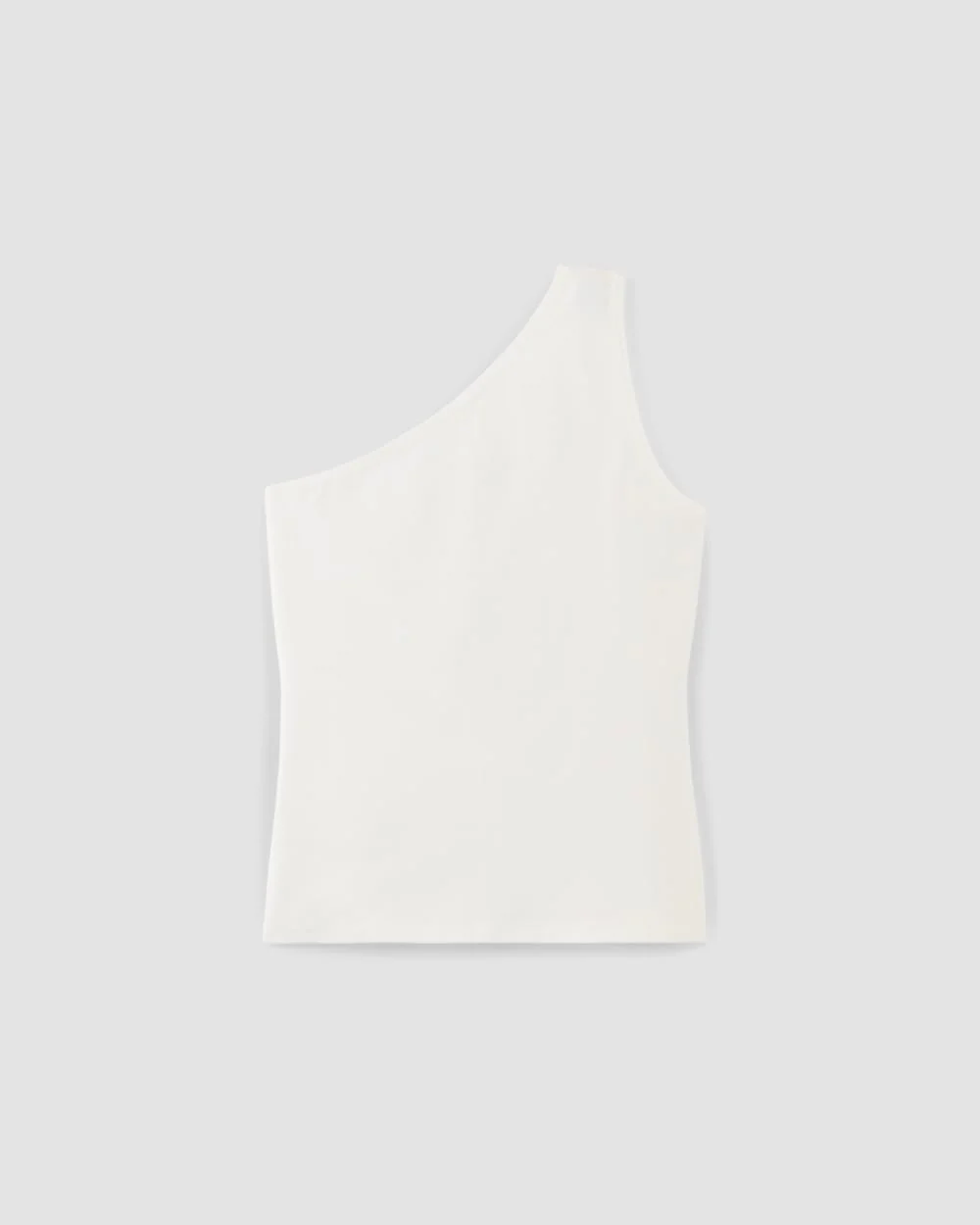 The Form One-Shoulder Tank | White - Image 2