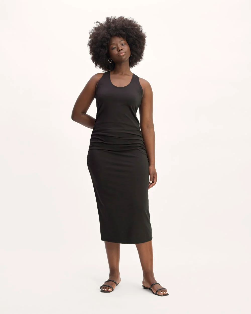 The Form Racerback Dress | Black