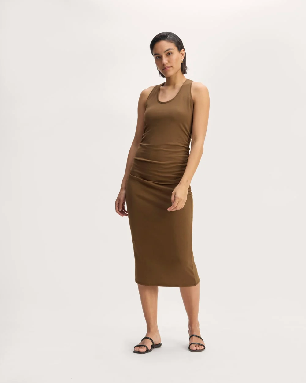 The Form Racerback Dress | Cocoa - Image 3