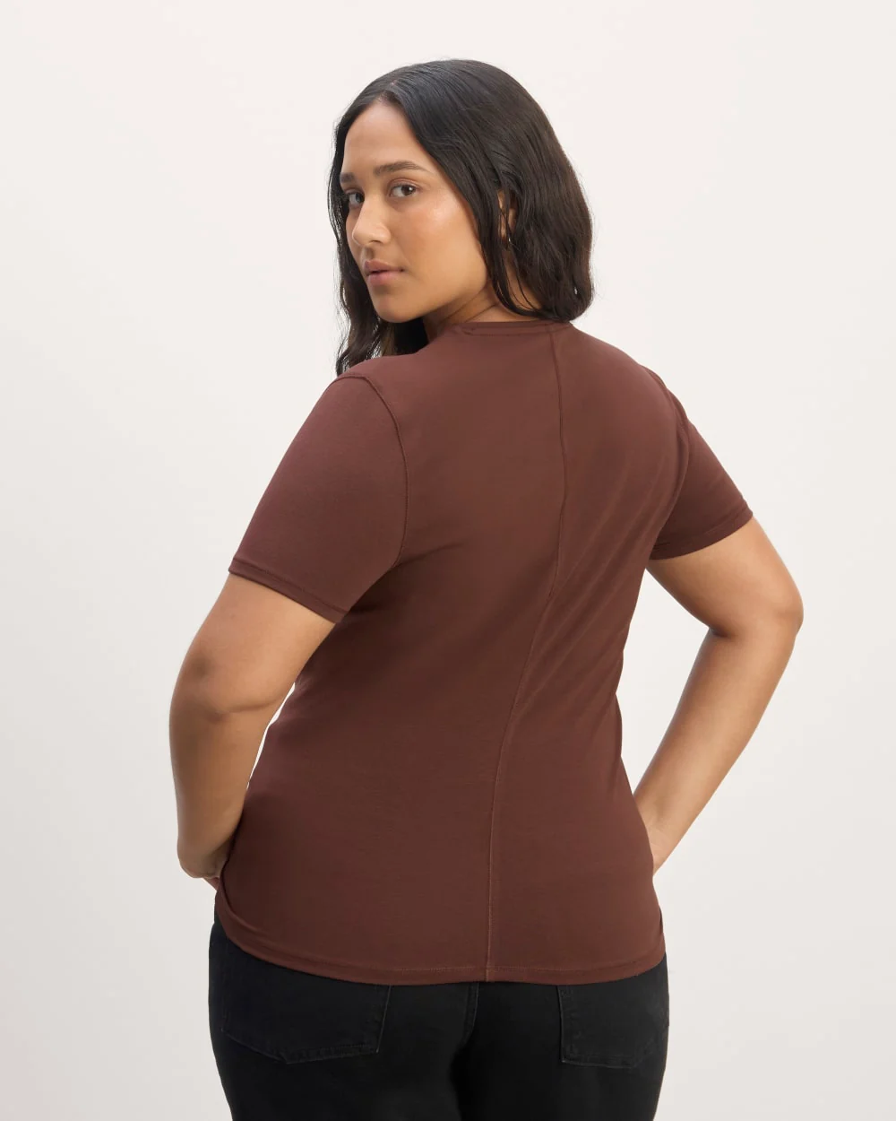 The Form Tee | Dark Mahogany - Image 4