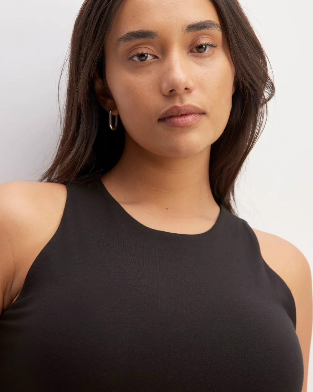 The Supima® High-Neck Riviera Dress | Black - Image 5