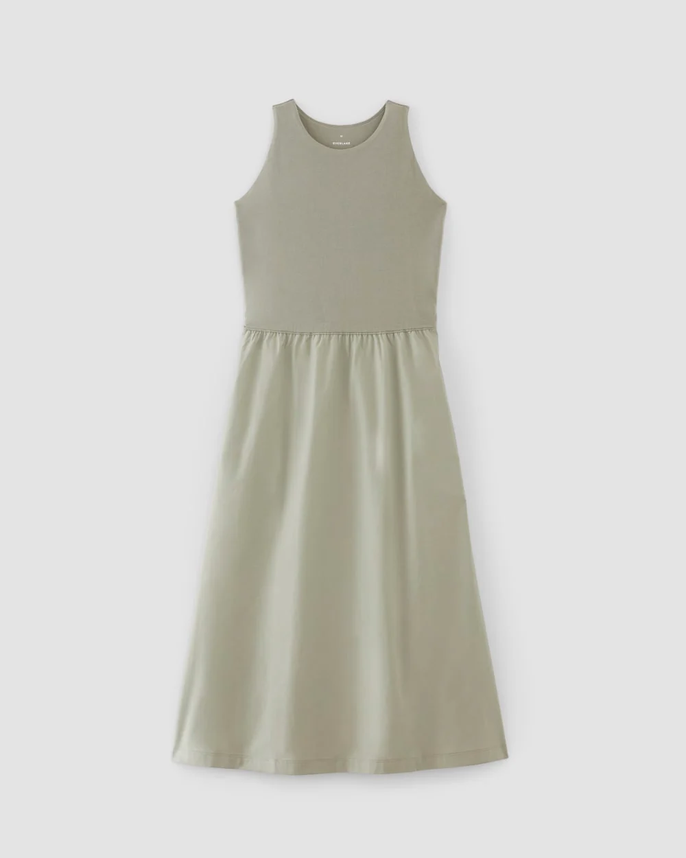 The Supima® High-Neck Riviera Dress | Sage Green - Image 2