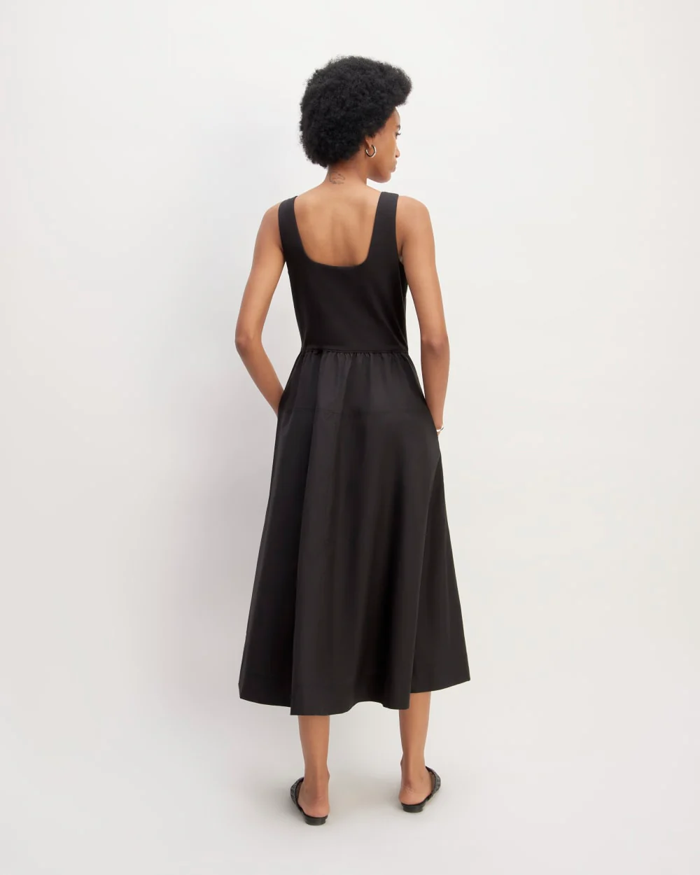 The Supima® Jersey Riviera Dress | Black - Image 6