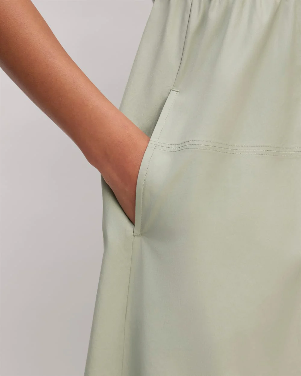 The Supima® Jersey Riviera Dress | Sage Green - Image 5
