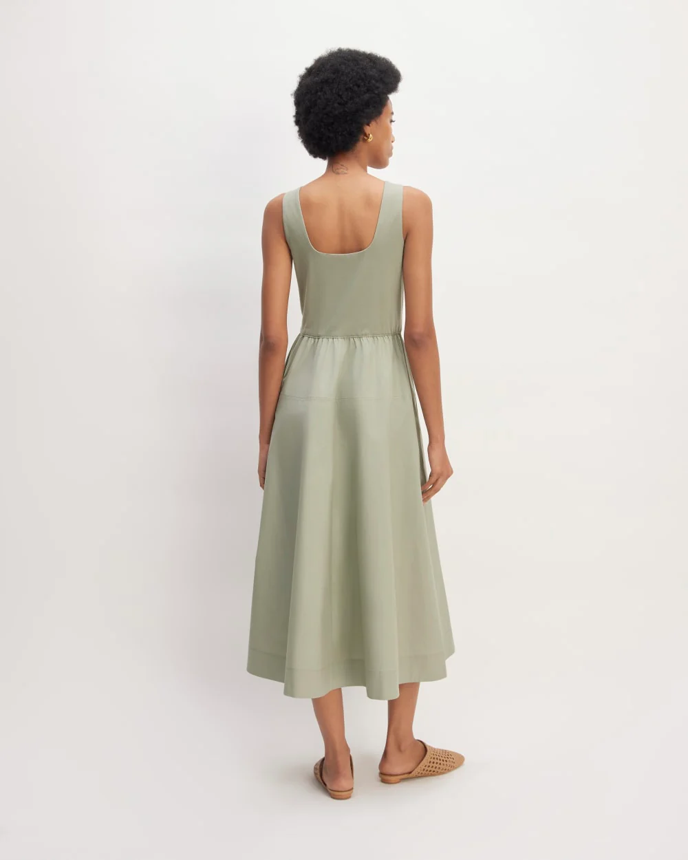 The Supima® Jersey Riviera Dress | Sage Green - Image 6