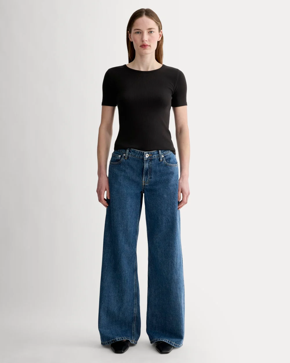 The Luxe Rib Crew | Black - Image 3