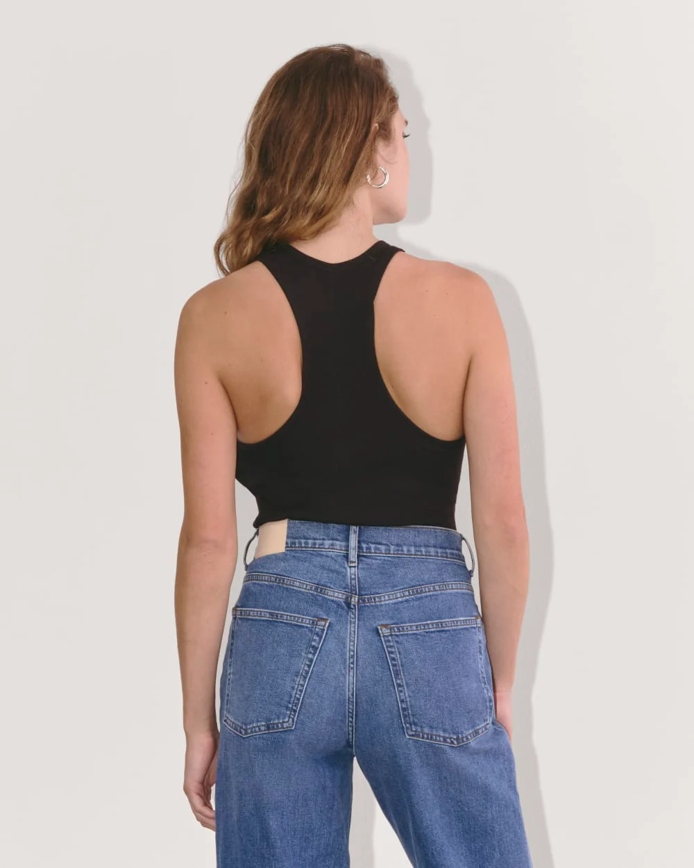 The Luxe Rib Racerback Tank | Black - Image 4