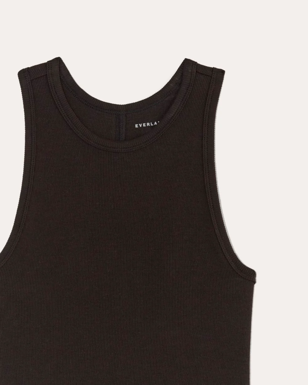 The Luxe Rib Racerback Tank | Black - Image 6