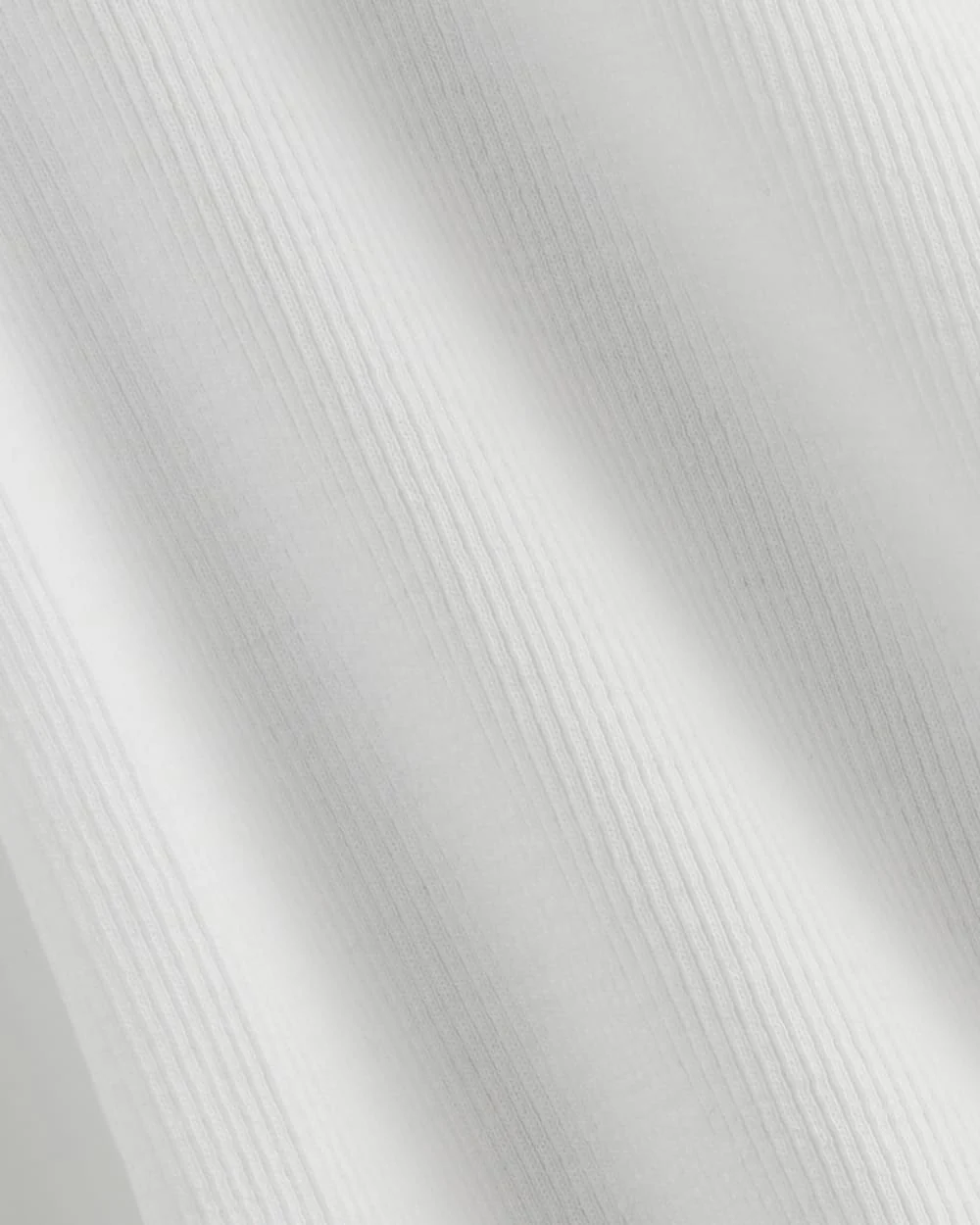 The Luxe Rib Scoop-Neck Tee | White - Image 6