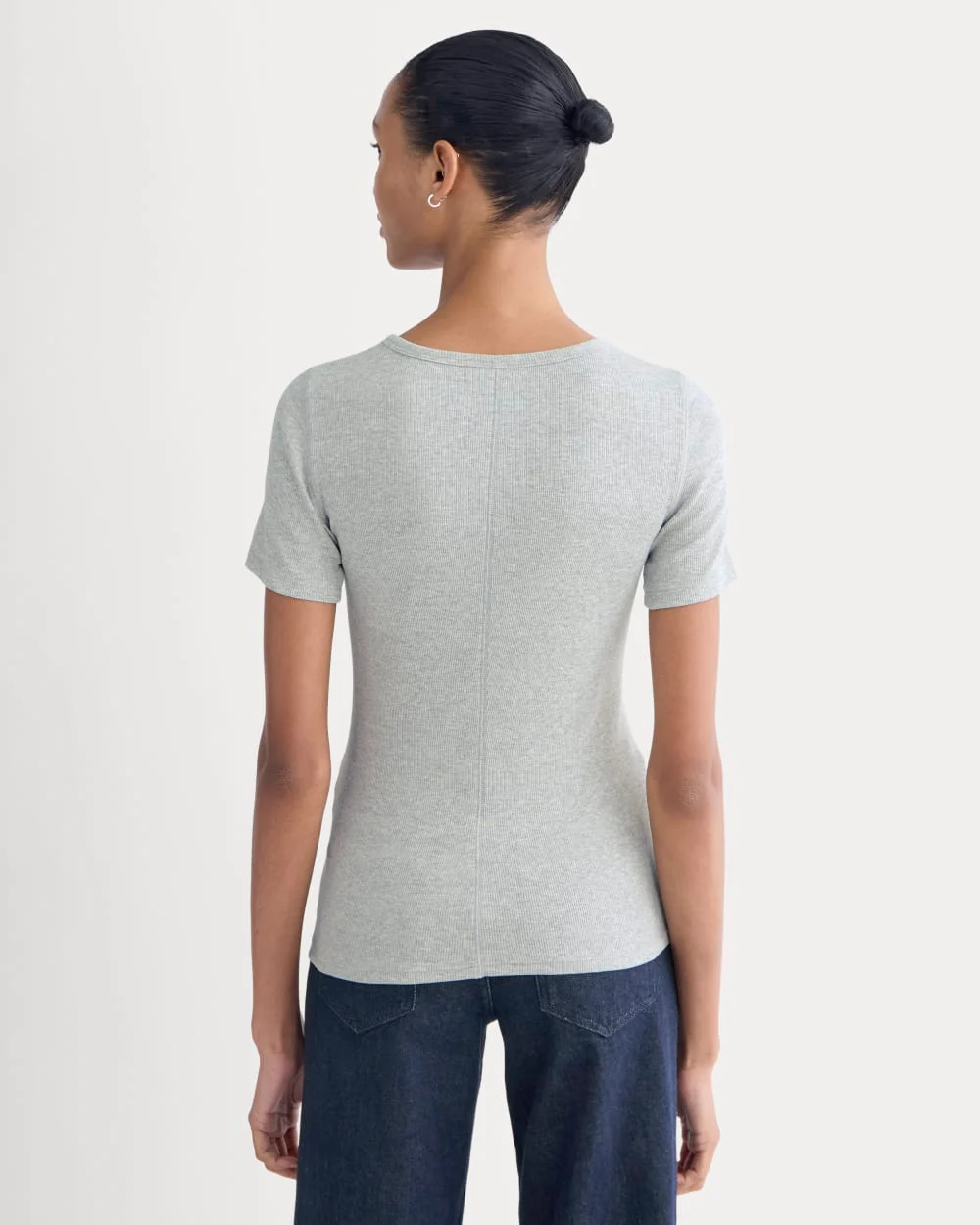 The Luxe Rib Crew | Classic Heather Grey - Image 5