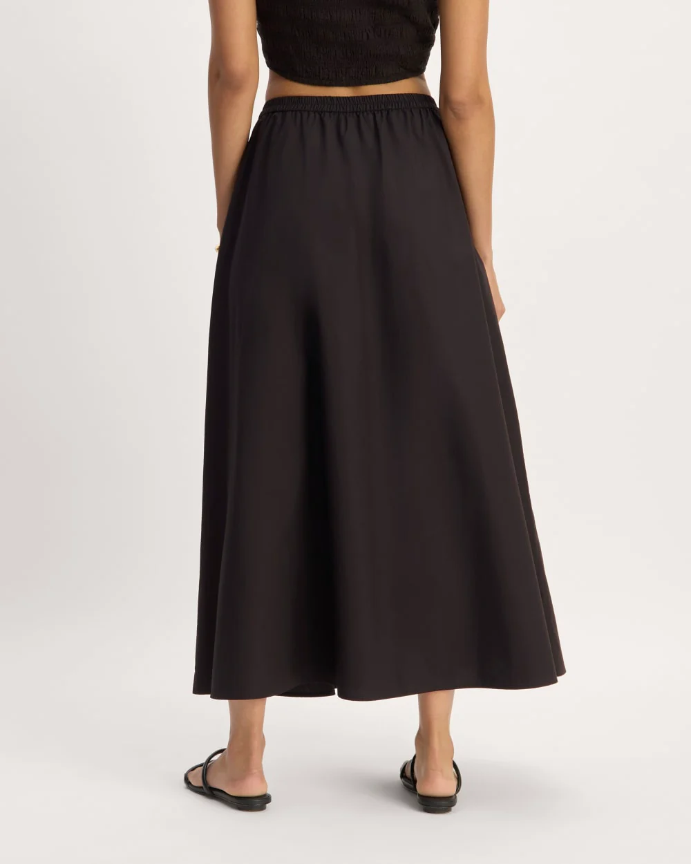 The Supima® Pull-On Maxi Skirt | Black - Image 6