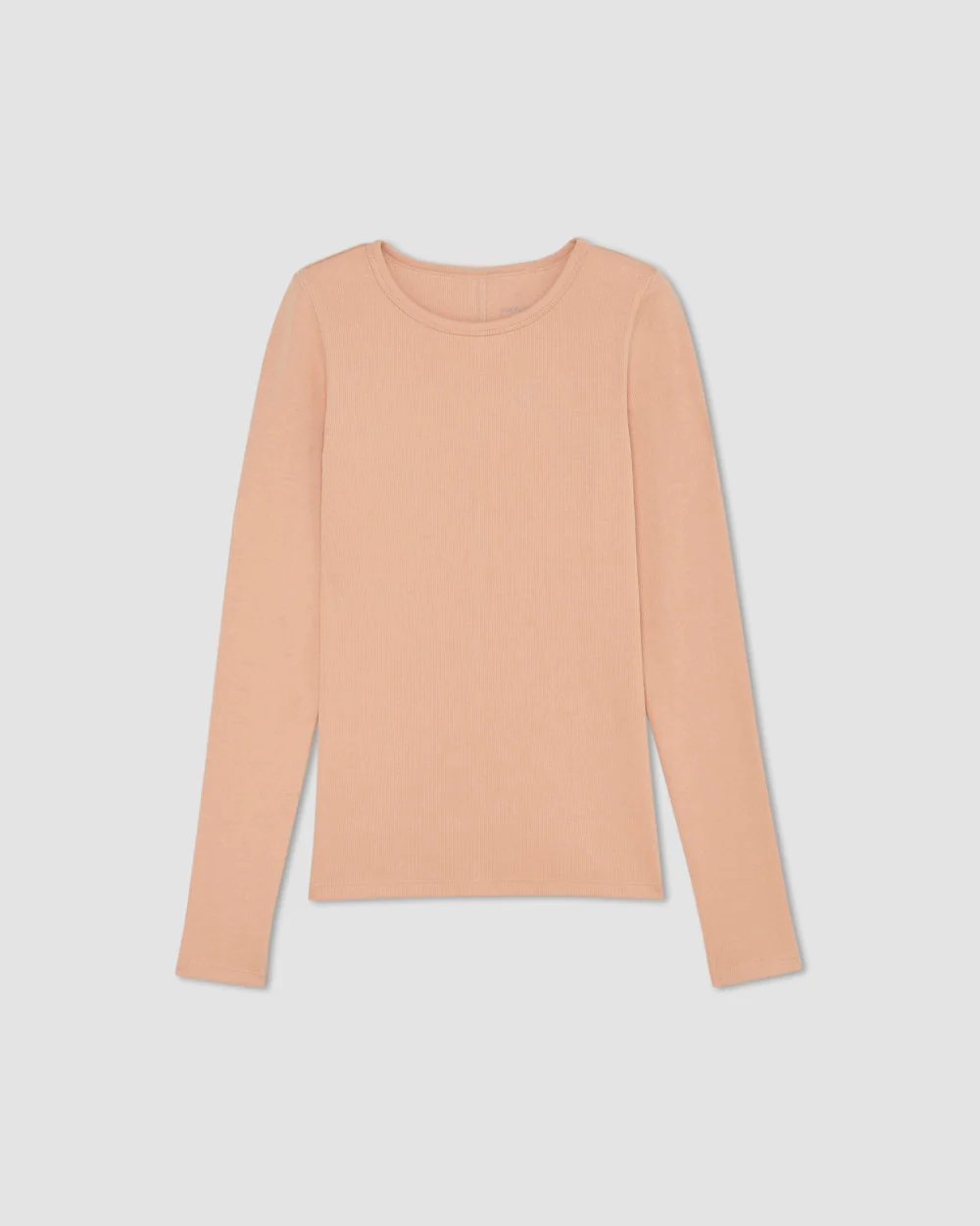 The Luxe Rib Long-Sleeve Crew | Blush Pink - Image 2