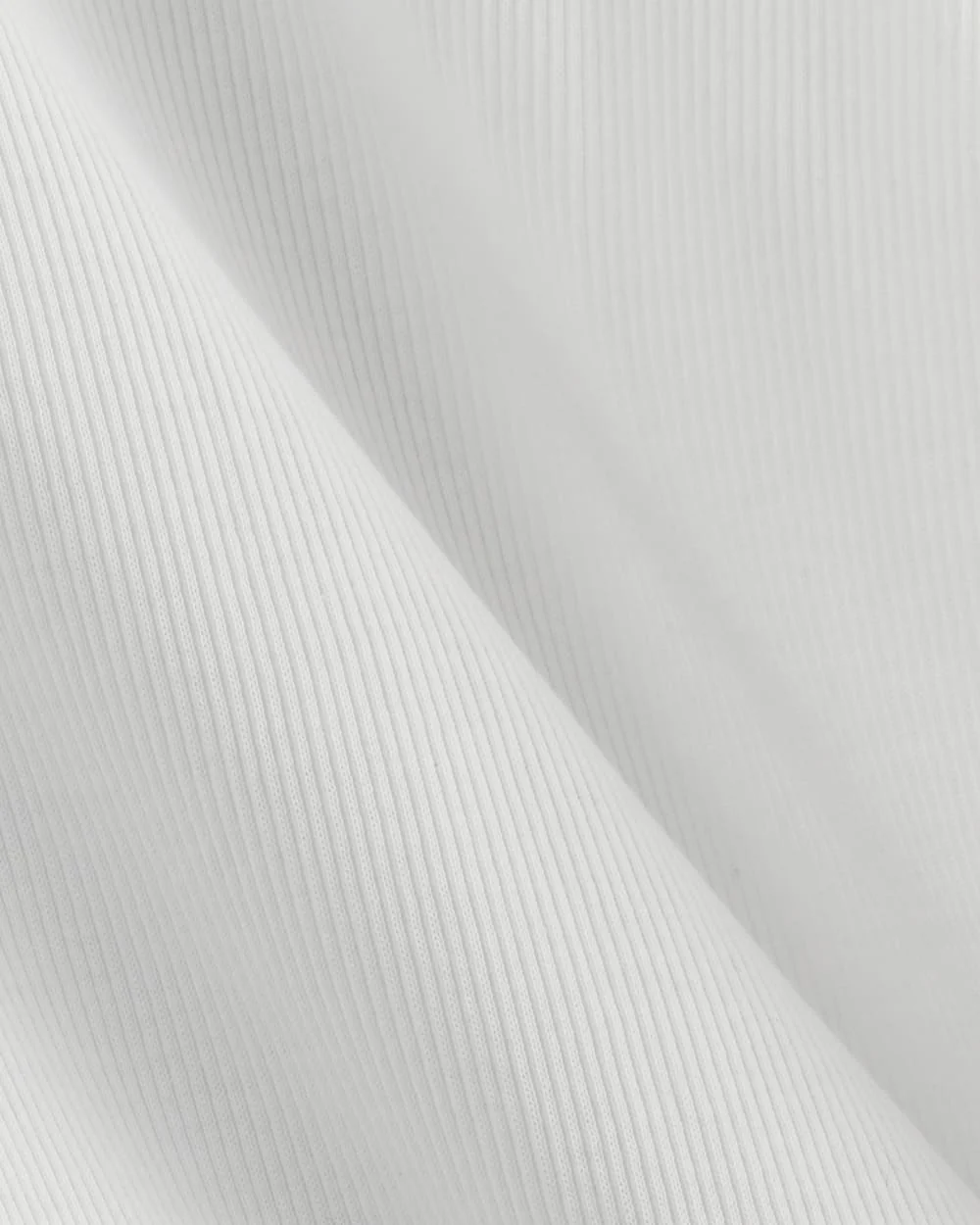 The Luxe Rib Long-Sleeve Crew | White - Image 6