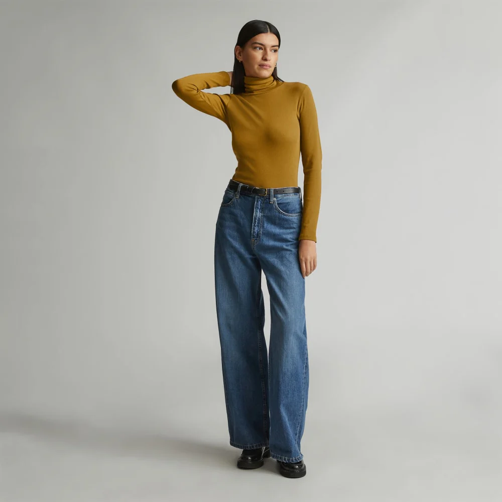 The Luxe Micro-Rib Turtleneck | Tapenade - Image 6
