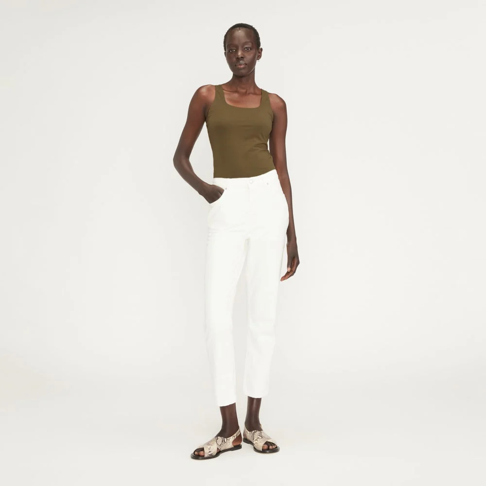 The Supima® Sleeveless Top | Beech - Image 5
