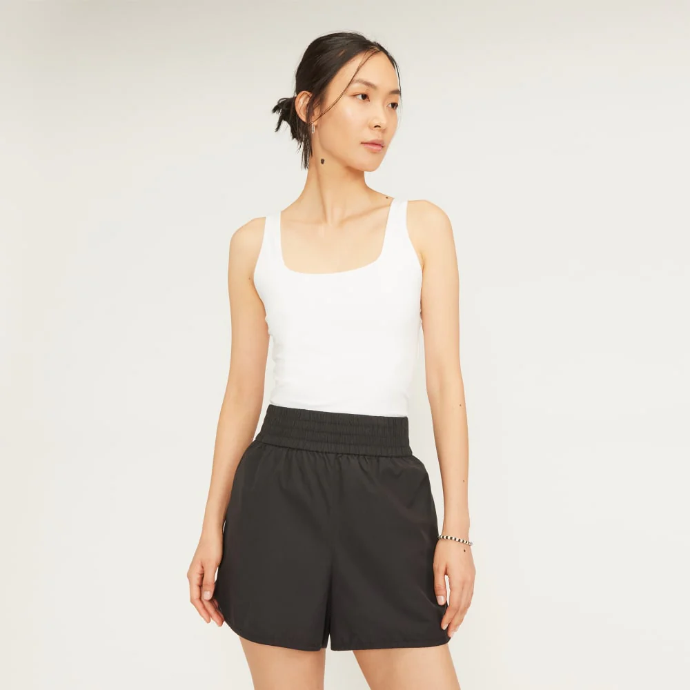 The Supima® Sleeveless Top | White