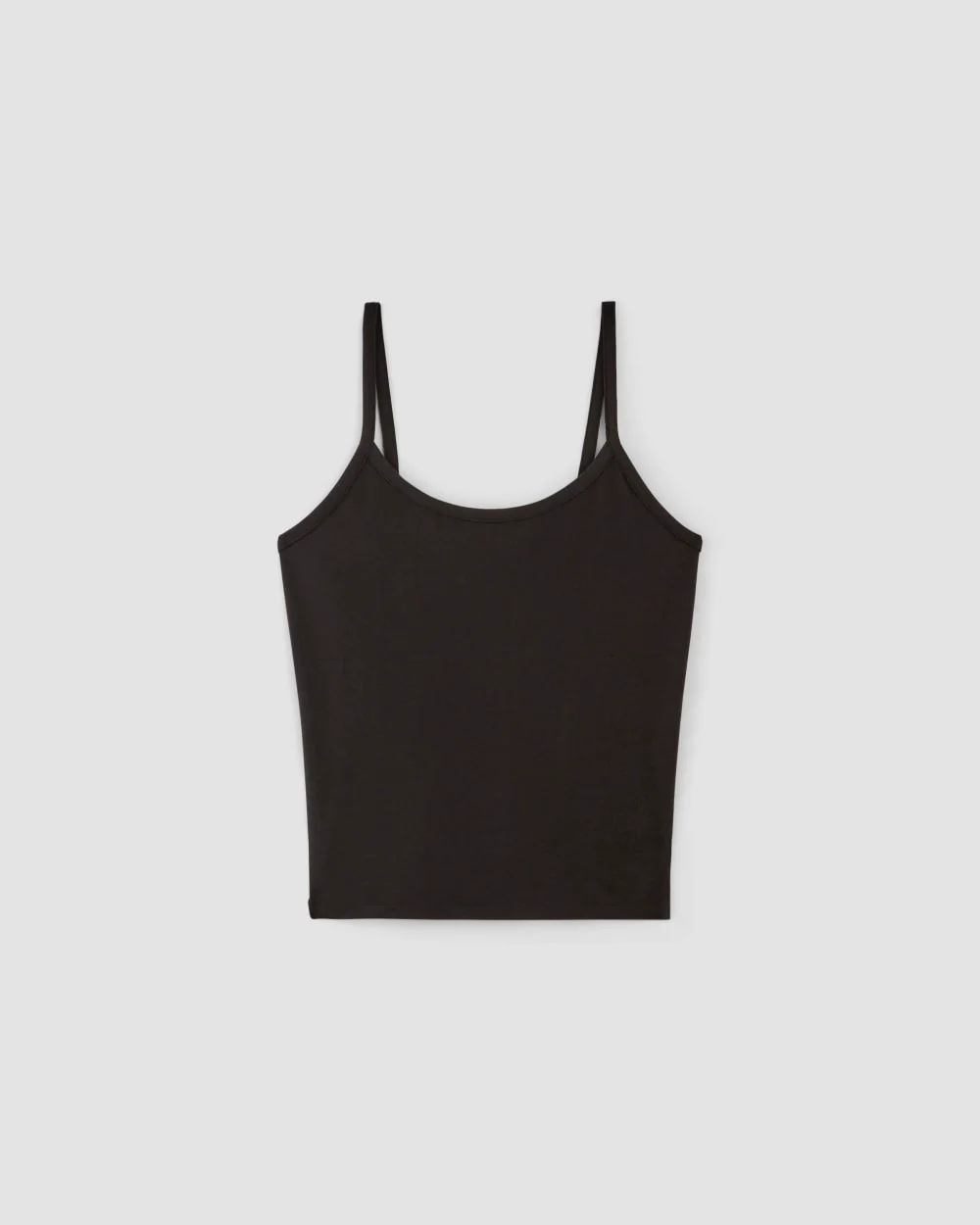 The Supima® Form Spaghetti Strap Cami | Black - Image 2