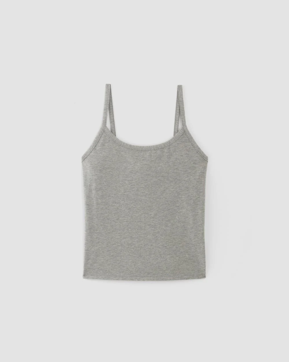 The Supima® Form Spaghetti Strap Cami | Mid Heather Grey - Image 2