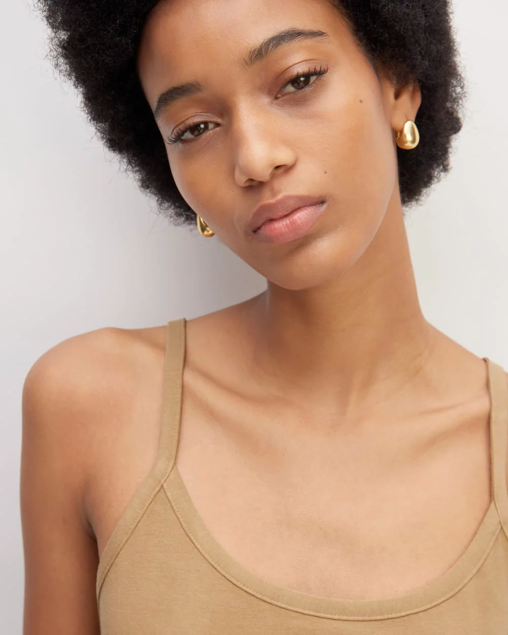 The Supima® Form Spaghetti Strap Cami | Tiger's Eye - Image 3