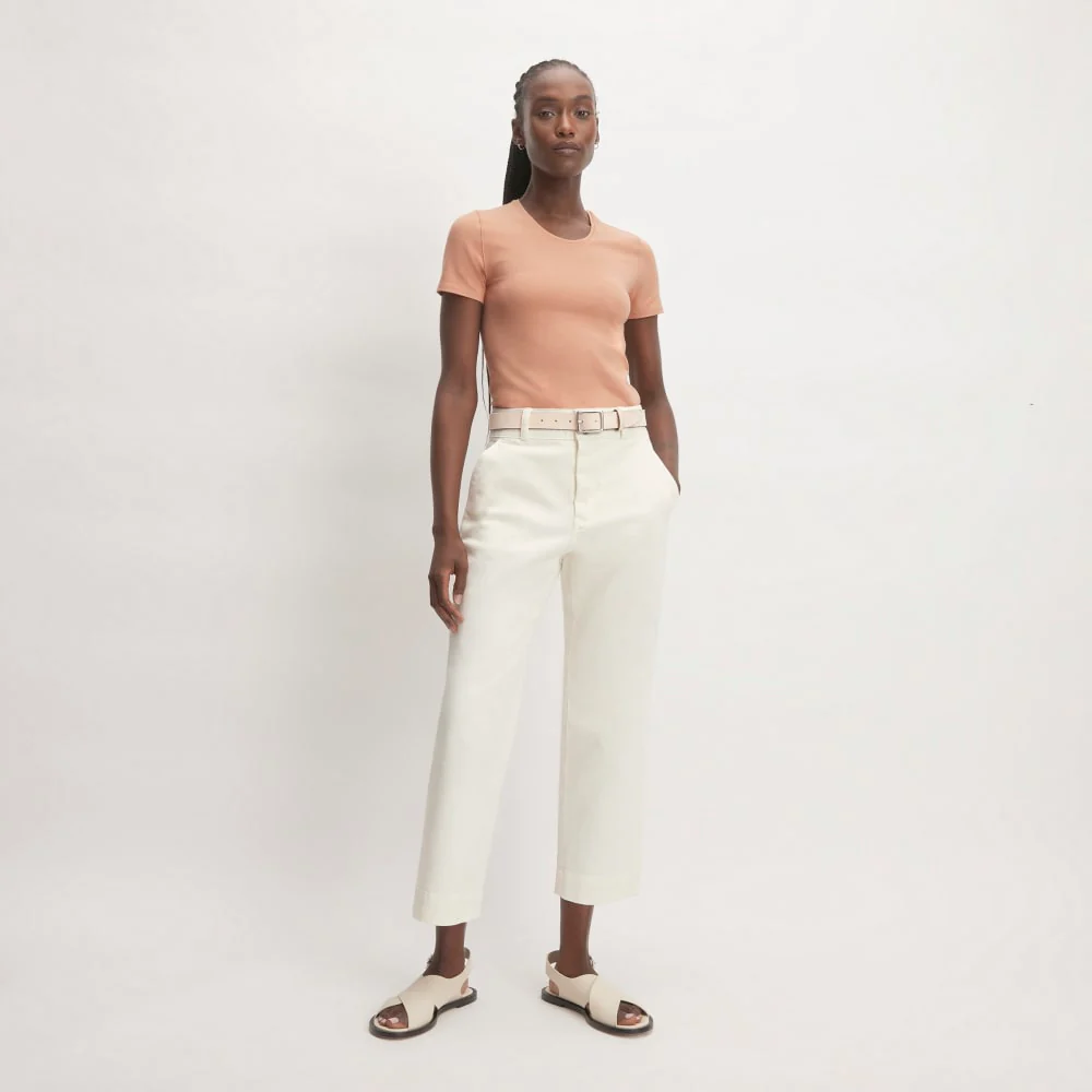 The Supima® Form Crew Neck Tee | Blush Pink - Image 2