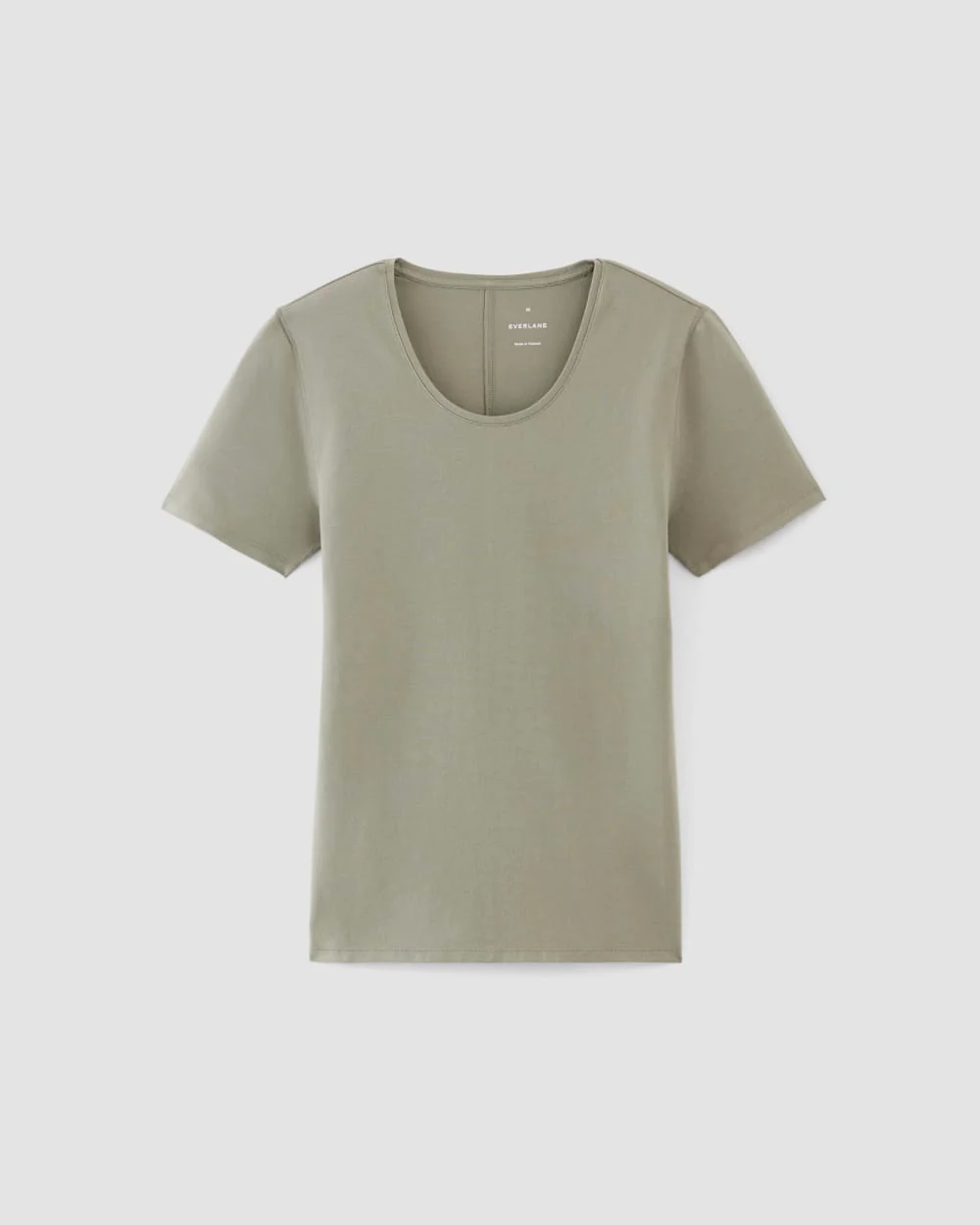 The Supima® Form Crew Neck Tee | Sage Green - Image 2