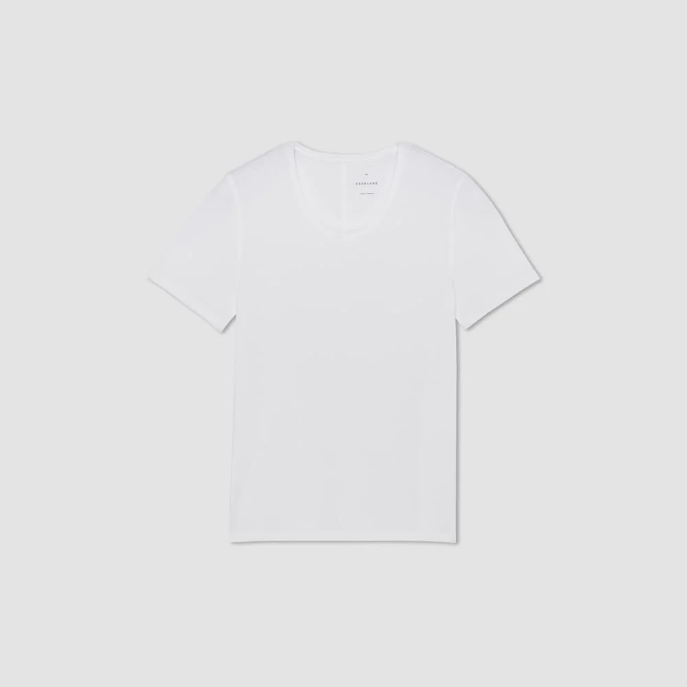 The Supima® Form Crew Neck Tee | White - Image 2