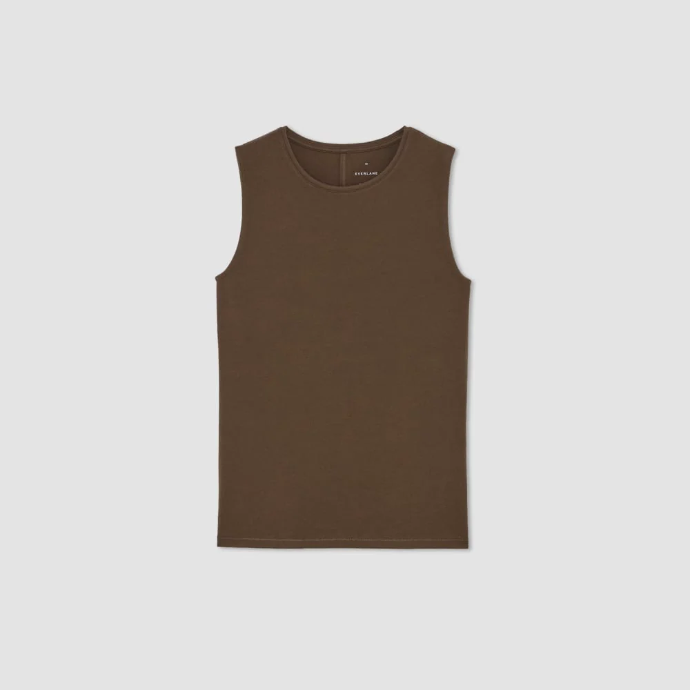 The Supima® Form Tank | Cocoa - Image 2