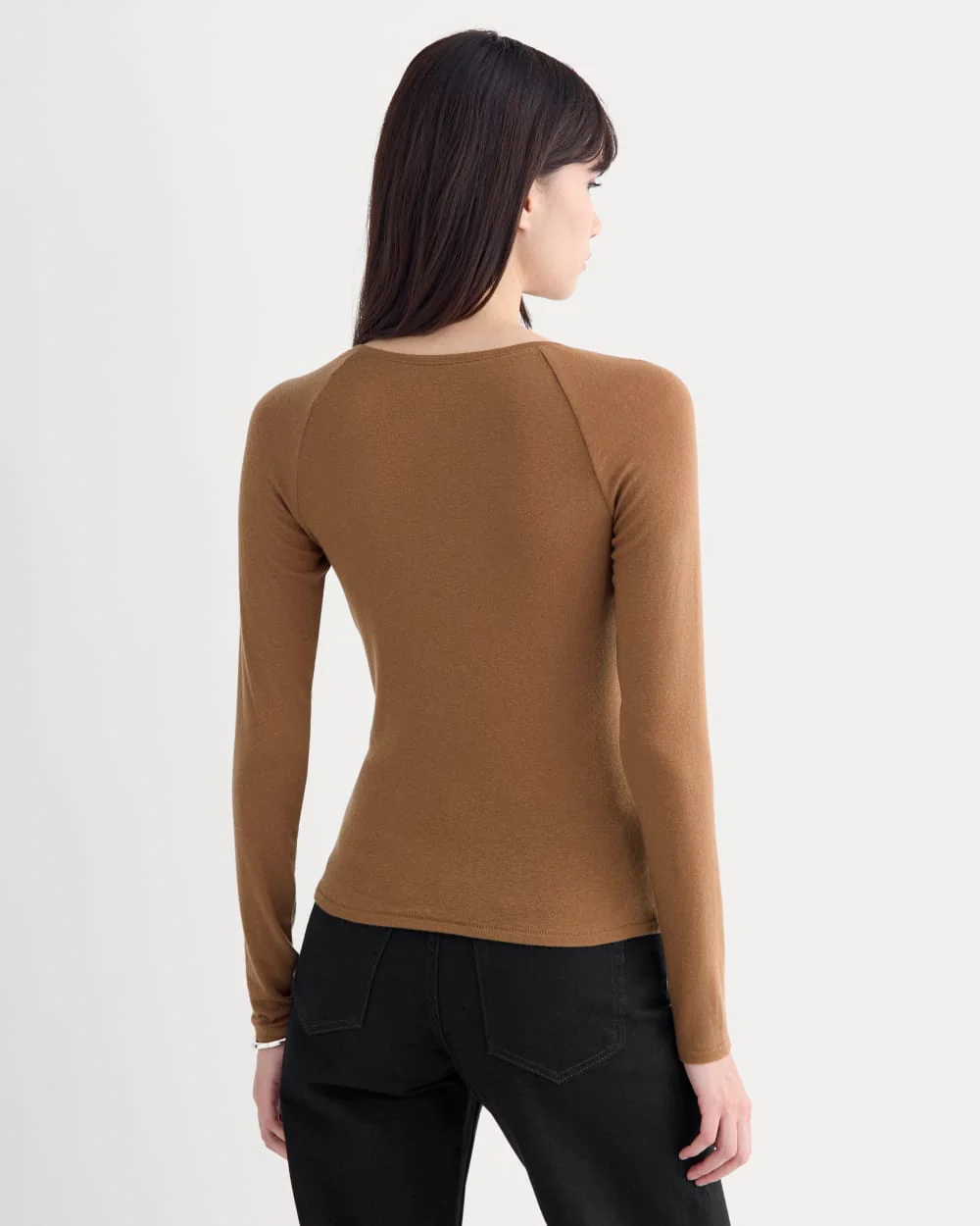 Sweetheart-Neck Top in Butterluxe | Toffee - Image 5