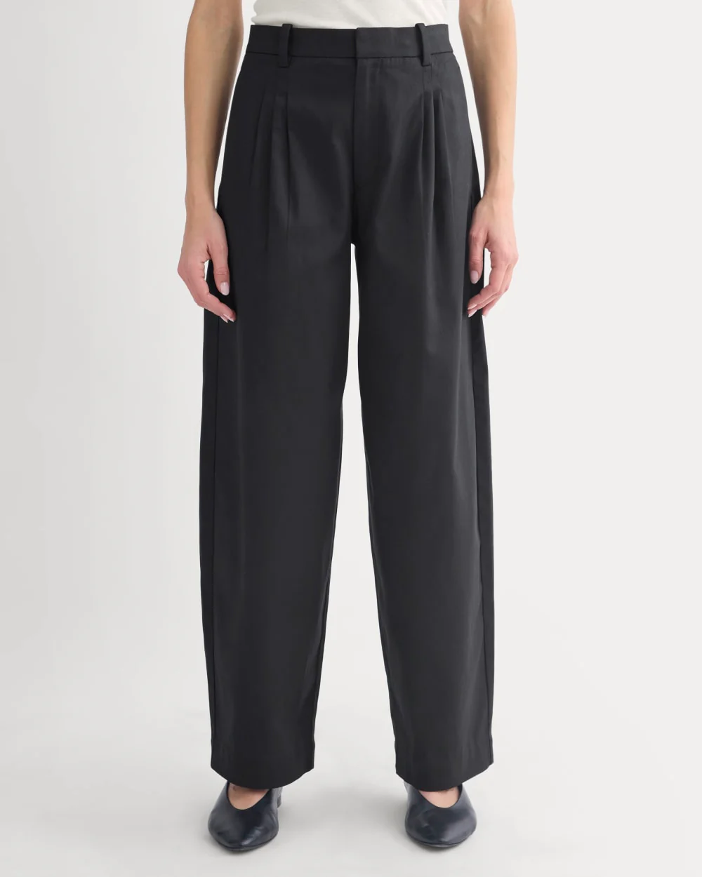 Tailored Drape Balloon Pant | Black - Image 3