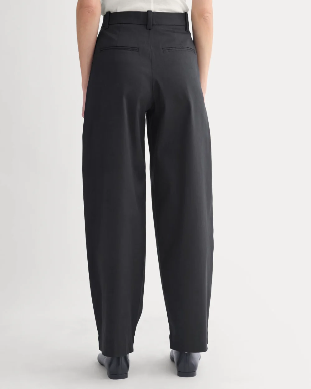 Tailored Drape Balloon Pant | Black - Image 5
