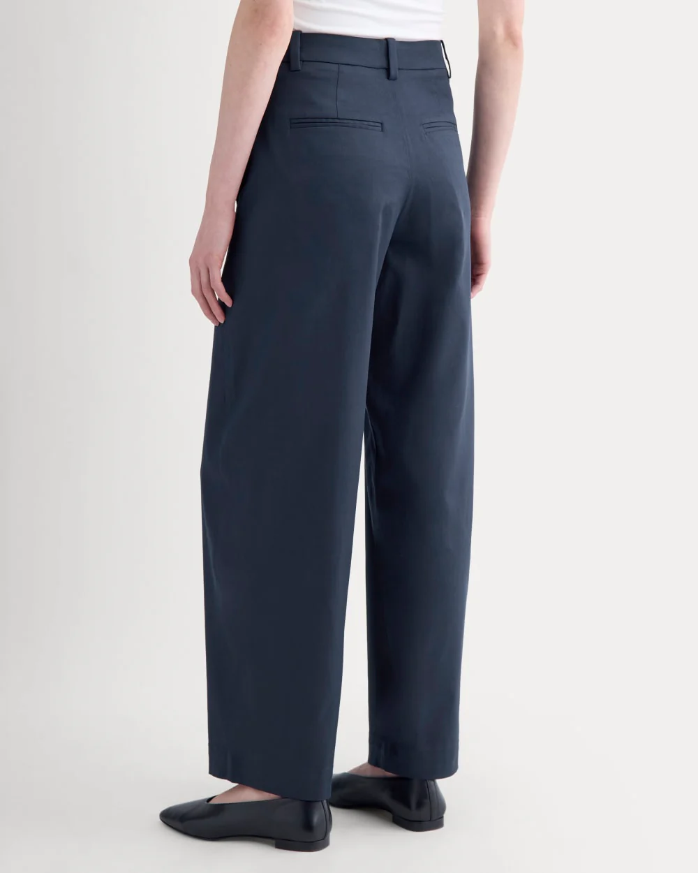 Tailored Drape Balloon Pant | Navy - Image 5