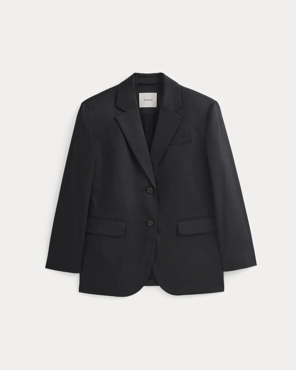 Tailored Drape Blazer | Black - Image 2