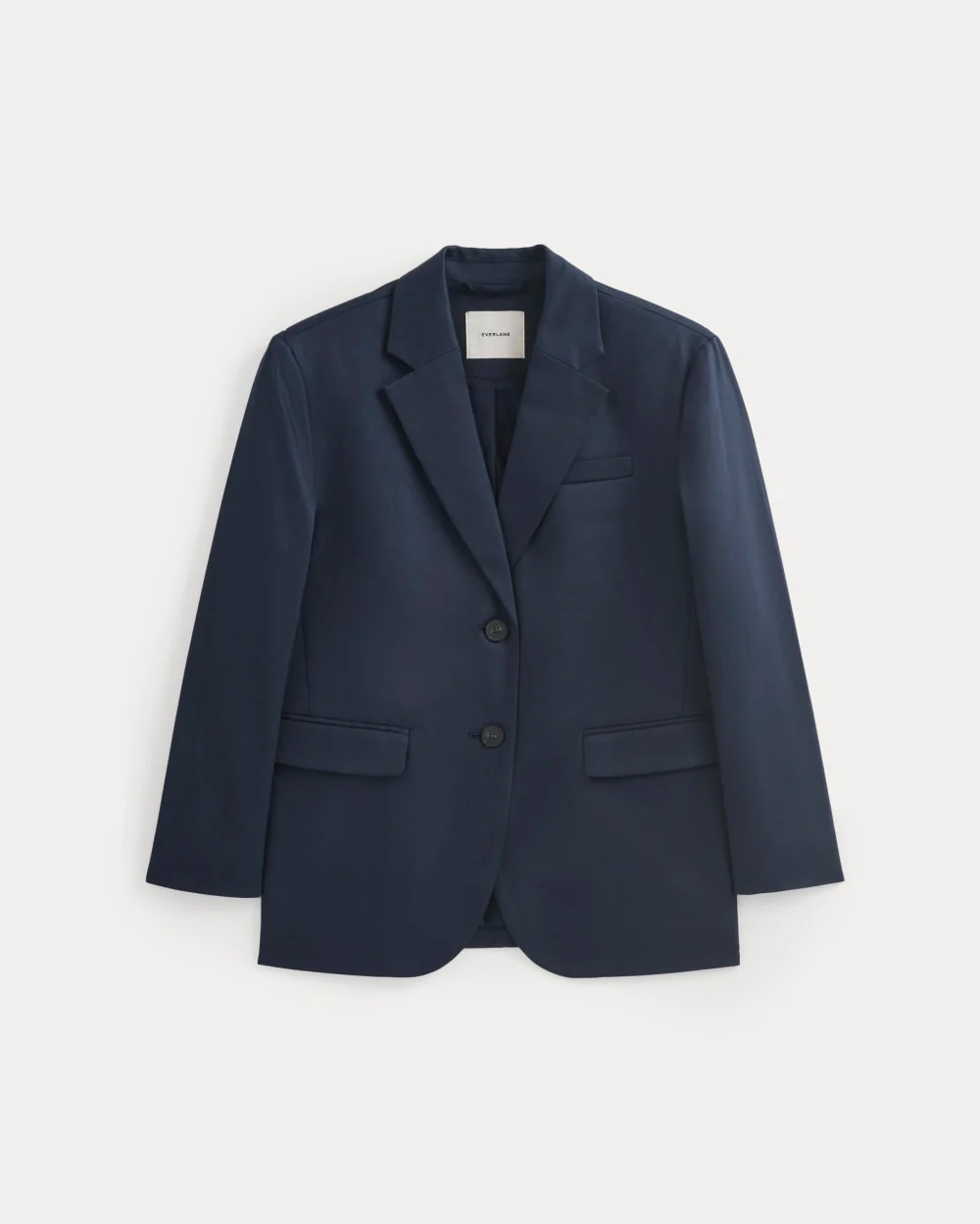 Tailored Drape Blazer | Navy - Image 2