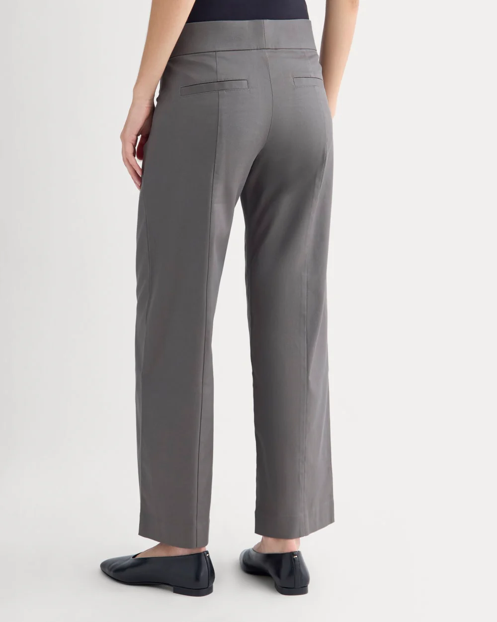Tailored Drape Seam Pant | Charcoal Grey - Image 5