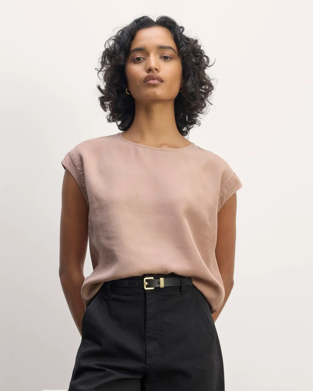 The Muscle Top in Butterlite | Dusty Rose