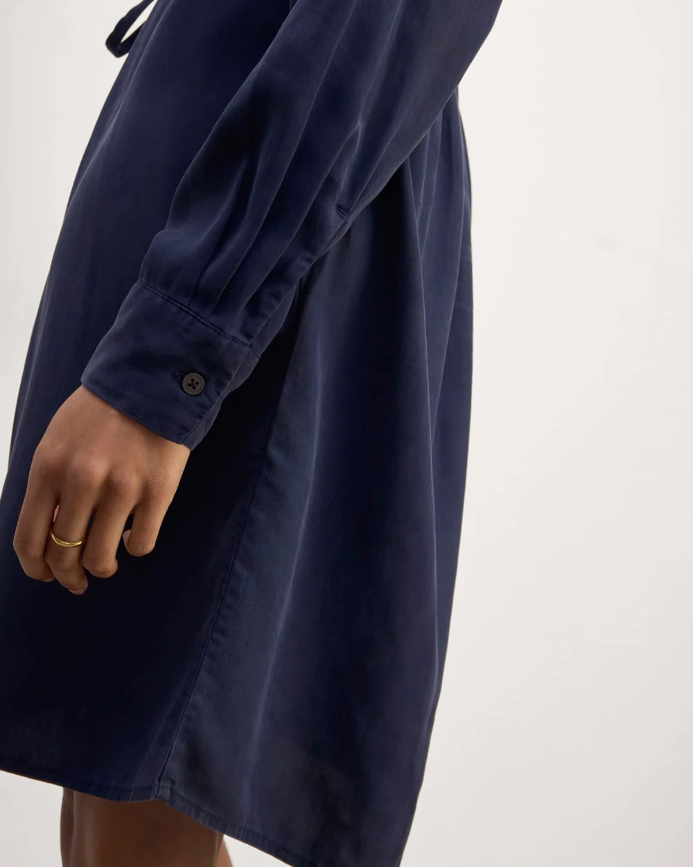 The Must-Have Shirtdress in Butterlite | Navy - Image 3