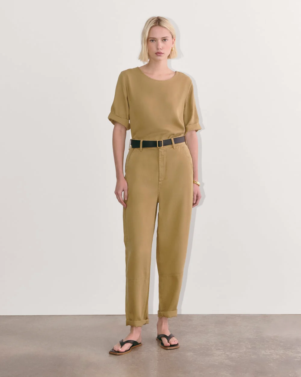 The Relaxed Tee in Buttersoft | Fennel Seed - Image 6