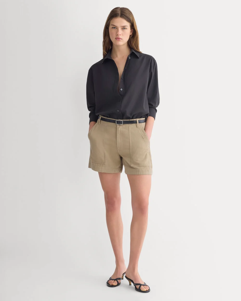 The Utility Short in Buttersoft | Chinchilla - Image 4