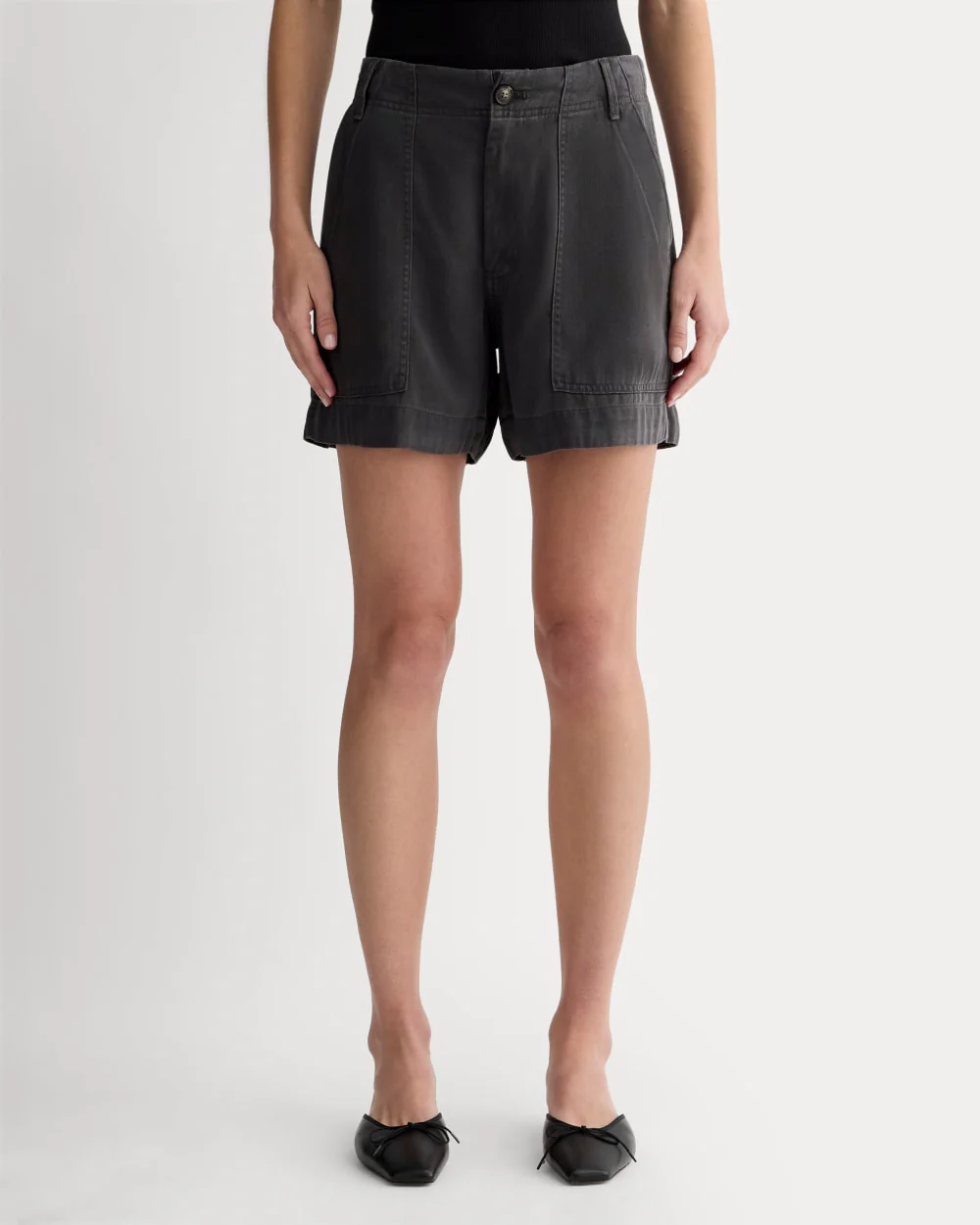 The Utility Short in Buttersoft | Graphite - Image 3