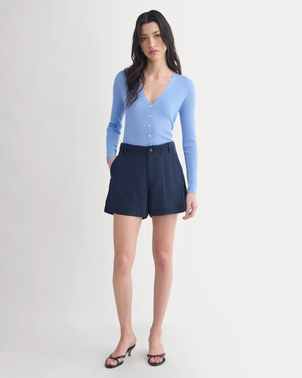 The Utility Short in Buttersoft | Navy - Image 3