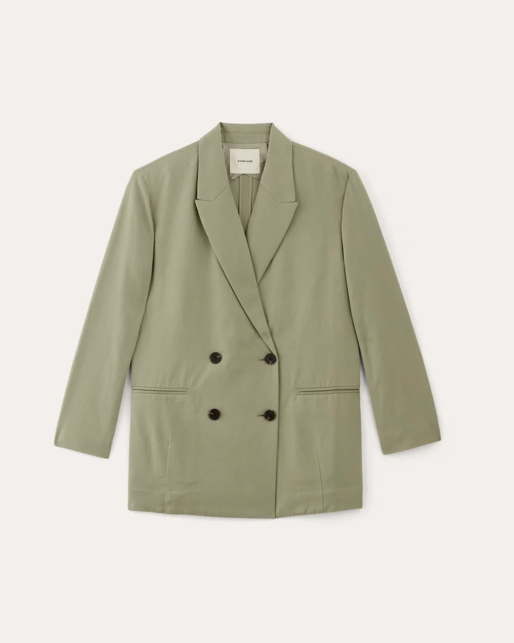 The Double-Breasted Blazer in Buttersmooth | Seagrass - Image 2