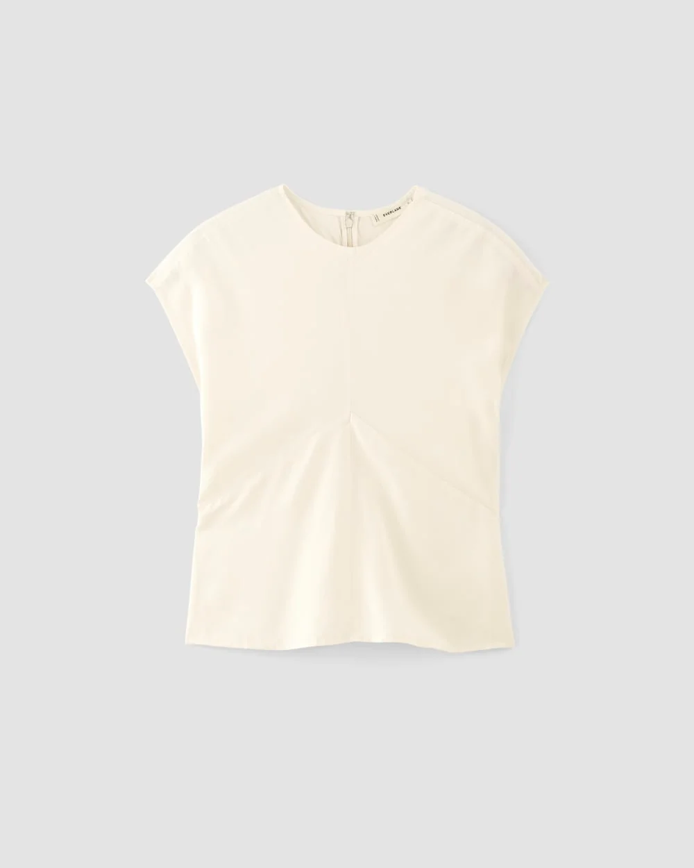 The Drape Top in Butterlite | Bone - Image 2